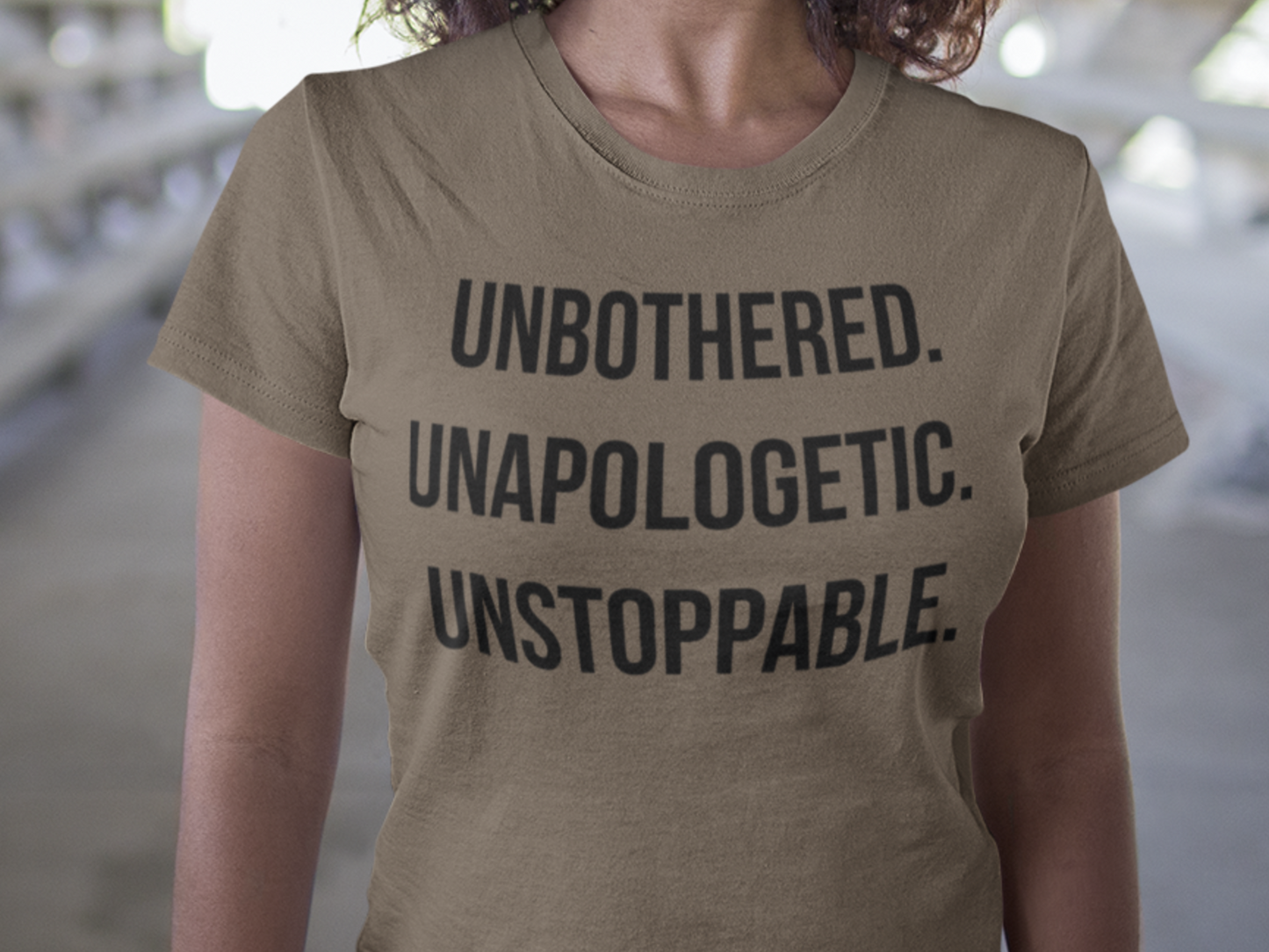 Motivational Statement Tee| Unbothered Unapologetic Unstoppable